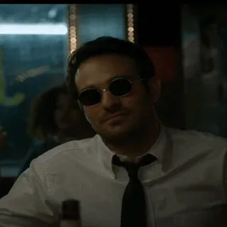 🕶 cce13a2f Daredevil Сорвиголова, супергерой, марвел, человек, слепой, адвокат telegram sticker