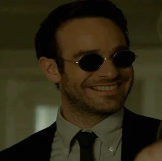 🕶 dbaefd78 Matt Murdock Daredevil мэтт мердок, сорвиголова, марвел, слепой, адвокат, линчеватель, человек в черном telegram sticker