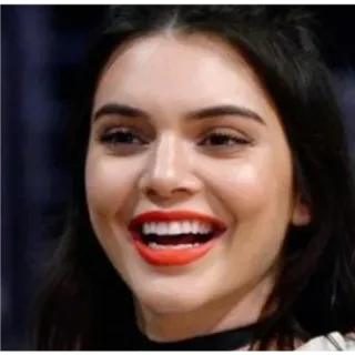 ✨ 3706040a Kendall Jenner celebridade, mulher, modelo, retrato whatsapp sticker