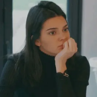 ✨ 554ed786 Kendall Jenner Keeping Up with the Kardashians celebridade, modelo, reality tv, retrato, mulher, moda whatsapp sticker