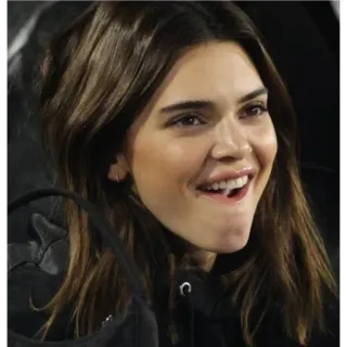 ✨ 722f1361 retrato, mulher, sorriso, pessoa, celebridade, Kendall Jenner whatsapp sticker