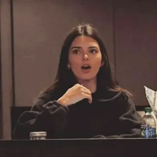 ✨ cdd96894 Kendall Jenner celebridade, mulher, pessoa, modelo, morena whatsapp sticker