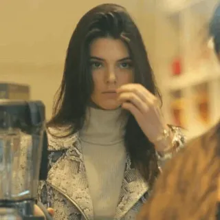 ✨ e491632a Kendall Jenner celebridade, modelo, mulher, retrato, pessoa whatsapp sticker