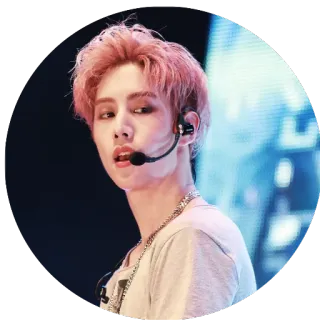 😒 587a7abe 韩流, 音乐, 偶像, 歌手, 肖像 telegram sticker