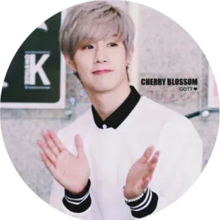 Mark Tuan by @jonafzan telegram stickers