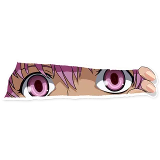 👀 f4e09927 Anime, Occhi, Capelli rosa, Occhi anime, Manga telegram sticker