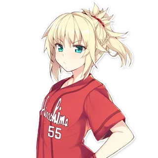 😤 1c9e83d4 Hiroshima 55 Anime, Manga, Baseball, Hiroszima, Postać, Urocze, Dziewczyna telegram sticker