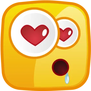 😍 78f20cfa Biểu tượng cảm xúc, Tình yêu, Trái tim, Khuôn mặt, Phim hoạt hình, Sticker telegram sticker