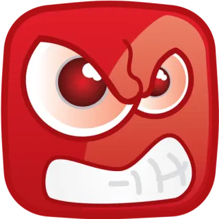 😡 8eaef143 giận dữ, tức giận, khuôn mặt, biểu cảm, hoạt hình, đỏ, khó chịu telegram sticker