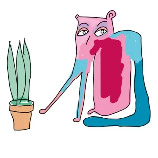 😼 7013b01b abstrait, dessin animé, dessin, personnage, illustration, art telegram sticker