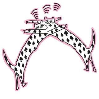 🤗 eadc2eef chat, pique, animal, dessin au trait, illustration, fantaisiste telegram sticker