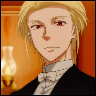 🕸️ 7f6b0ec8 James Moriarty Moriarty the Patriot 动漫, 詹姆斯·莫里亚蒂, 忧国的莫里亚蒂, 角色, 男性 telegram sticker