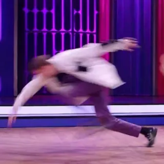 🤯 f058eab2 tari, pria, ungu, seni pertunjukan telegram sticker