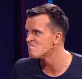 😒 5d690fe6 face, man, expression, funny, portrait telegram sticker