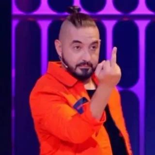 🖕 6135f8fd middle finger, offensive, gesture, rude, disrespectful telegram sticker