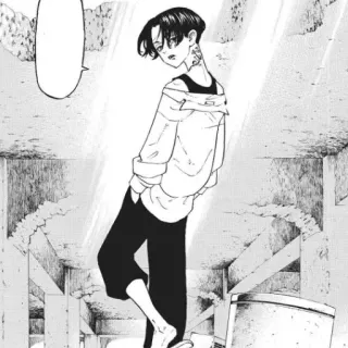 🗝 62d58a17 Sano Manjiro (Mikey) Tokyo Revengers Anime, Manga, Junge, Charakter, Gang, Kunst, Illustration telegram sticker