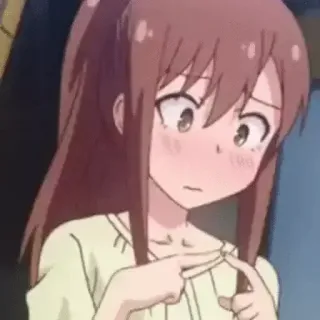 😳 1ab71208 Anime, Mädchen, nervös, süß telegram sticker