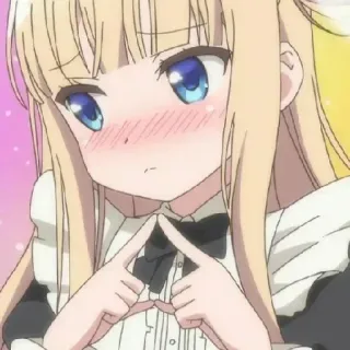 😳 27405dba Anime, Mädchen, süß, erröten telegram sticker