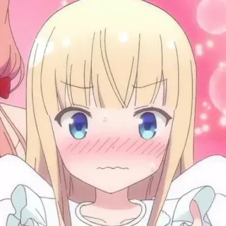 😳 9a62952a Anime, Cartoon, blond, Mädchen, süß telegram sticker