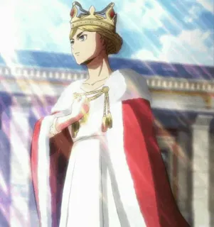 🤫 df461da1 Krista Lenz Attack on Titan Anime, Corona, Regina, L'attacco dei giganti, Krista Lenz, Historia Reiss telegram sticker