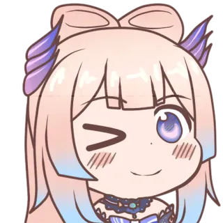 😉 20730a47 Kokomi Genshin Impact Kokomi, Genshin Impact, anime, game, sticker, chibi, cute telegram sticker