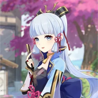 🌸 5ccfe673 Kamisato Ayaka Genshin Impact Anime, Fille, Jeu vidéo, Genshin Impact, Kamisato Ayaka telegram sticker