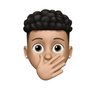 😁 b7bba130 Emoji, Schockiert, Überraschung, Mann, Ausdruck, Erstaunt telegram sticker