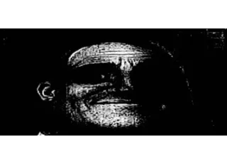 😐 7f5fbdd3 Meme, Zniekształcone, Mroczne, Niepokojące telegram sticker