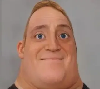 😐 84786c2c Mr. Incredible The Incredibles Iniemamocny, Disney, Pixar, Iniemamocni, Kreskówka, Bohater, Postać telegram sticker