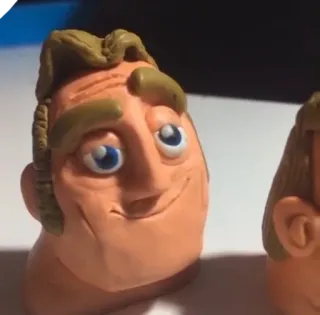 😐 b97ad5e5 Mr. Incredible The Incredibles Pan Incredible, Glina, Rzeźba, Iniemamocni, Postać filmowa, Postać z kreskówki telegram sticker