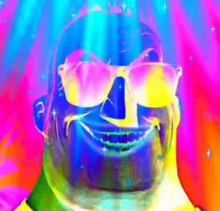 😎 05075ff9 Mr. Incredible mr incredible, meme, sunglasses, funny, disney, pixar, cartoon telegram sticker