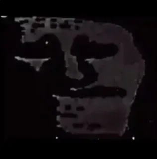 😖 77ad1979 meme, funny, dark humor, internet meme, abstract, grayscale telegram sticker