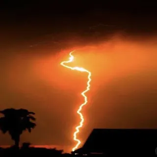 🧡 ad49156d fulmine, tempesta, meteo, natura, elettricità, cielo telegram sticker