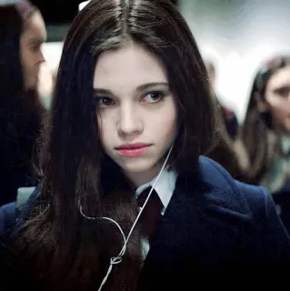 🗡 072ce00a woman, girl, portrait, student, headphones, person telegram sticker