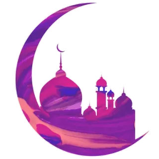 🦷 6055a0f7 mosque, Islam, crescent, religion, Muslim, Ramadan whatsapp sticker