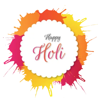 🌸 ea5ba13b Happy Holi Holi, festival, celebration, India, color, spring, Hindu whatsapp sticker