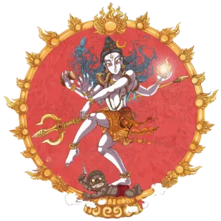 🌸 ec0e29ea Shiva Hinduism, Indian religion, deity, mythology, Shiva, spiritual whatsapp sticker