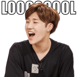 😀 0b245503 LOOOOOL lachen, lol, meme, witzig, koreanisch, lächeln, glücklich telegram sticker