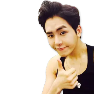 👌 21545b86 Mann, Daumen hoch, Tanktop, Porträt telegram sticker