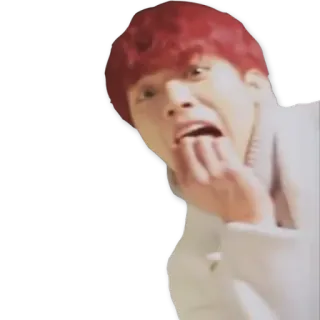 😱 7622e421 Person, Ausdruck, Schockiert, Überraschung telegram sticker