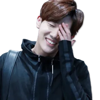 😅 d215bdd3 Person, lächelnd, koreanisch, männlich, glücklich, Mann telegram sticker