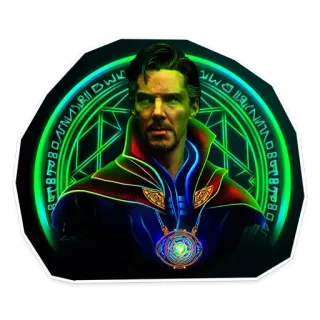 😍 1d3de5db Doctor Strange Doutor Estranho, Marvel, Super-herói, Feiticeiro, Magia, Personagem whatsapp sticker