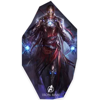 👌 203c363e Iron Man IRON MAN Homem de Ferro, super-herói, Marvel, Vingadores, personagem, ficção científica, armadura whatsapp sticker