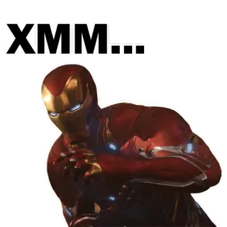 😡 24c8d066 Iron Man XMM... Homem de Ferro, Marvel, Super-herói, Adesivo, XMM whatsapp sticker