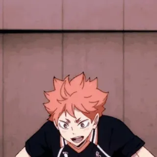 🏐 00246a78 Hinata Shoyo Haikyuu!! Anime, Haikyuu, Hinata Shoyo, Pallavolo, Anime sportivo telegram sticker