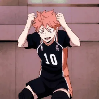 🏐 0f65cd18 Shoyo Hinata Haikyuu!! 10 Anime, Personaggio, Pallavolo, Numero 10, Haikyuu, Shoyo Hinata telegram sticker