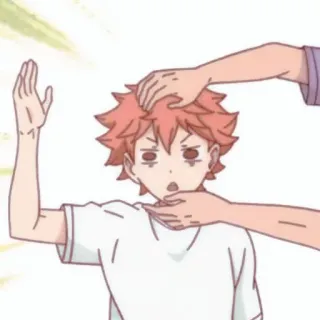 🏐 5d5ac56d Hinata Shoyo Haikyuu!! Anime, Haikyuu, Hinata Shoyo, Sticker, Manga, Divertente telegram sticker