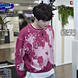 🦦 60b2cef4 （힐끗） person, korean, celebrity, fashion, style whatsapp sticker