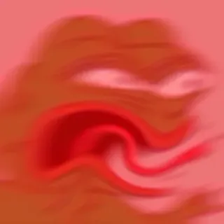 😡 702db02d Pepe the Frog Pepe, frog, meme, internet meme, angry, red telegram sticker