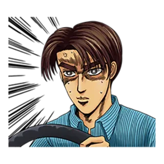 😡 04ef50f0 Anime, Fahrer, Auto, Porträt, Illustration telegram sticker